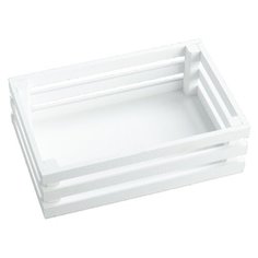 Кашпо Дарим красиво Classic 30x20x9.5 см белый