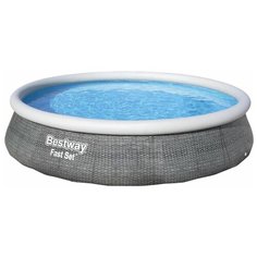 Бассейн Bestway Fast Set 57376 серый