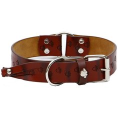 Ошейник Пижон 2514361, 58 см коричневый