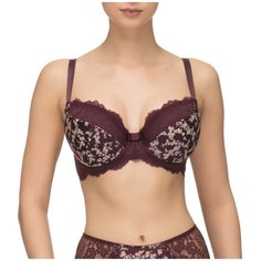Бюстгальтер Lauma, размер 70E, красный виноград