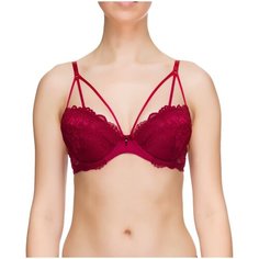 Бюстгальтер Lauma, размер 80D, красный вельвет