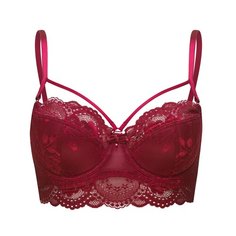 Бюстгальтер Lauma, размер 85B, красный вельвет