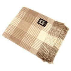 Плед Incalpaca перуанский PP-65 из шерсти альпака и мериноса 150x200 см, кремовый