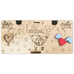 Конверт для денег "С любовью" Wood M