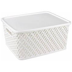 Корзина для хранения (350х290х175) белый Homestar