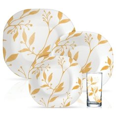 Столовый сервиз ETUDE GOLD 19+6 пр. 6 перс. Luminarc