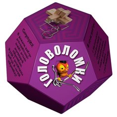 Головоломки. Додекаэдр фиолетовый Новый формат