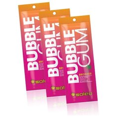 Комплект Soleo BUBBLE GUM Бронзатор с алоэ, медью и витамином 15 мл*3 шт