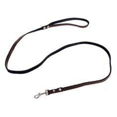 Поводок для собак Пижон 1613453/1613459 коричневый 1.37 м 10 мм