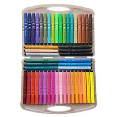 WELLSHOP/ Фломастеры с трехгранным захватом, 48 цветов