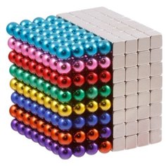 Куб из магнитных шариков и кубиков Forceberg Cube 5 мм, разноцветый, 512 элементов
