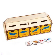 Головоломка сортер "Запоминаем животных" 4276070 Лесная мастерская