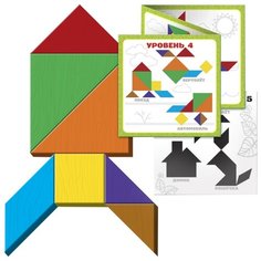 Головоломка "Танграм" транспорт 4289725 Лесная мастерская