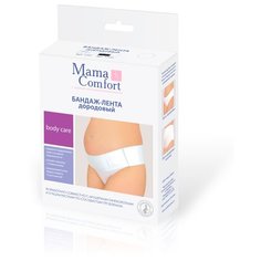1131(1-6) Бандаж-лента дородовый "Поддержка" белый (XS-XXL;р.42-52;обхват бедер 85-115см) Mama Com.Fort