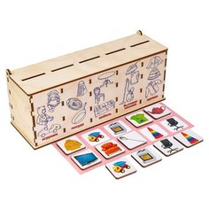 Развивающее пособие из дерева. Сортер "Предметы" Smile Decor