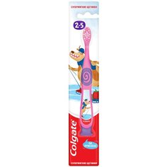 Зубная щетка Colgate супермягкая 2-5 лет, розовый