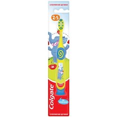 Зубная щетка Colgate супермягкая 2-5 лет, желтый