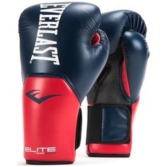 Боксерские перчатки Everlast Elite ProStyle темно-синий 16 oz