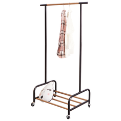 Напольная вешалка Unistor ALLEN хромированный/черный