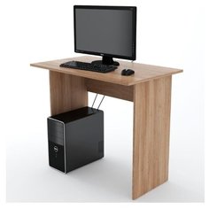 Стол Письменный Ascetic 900 Дуб Сонома, 90х54х73.2 см Дизайн Фабрика