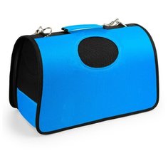 Переноска Lilli Pet Roma для животных, размер M, 42х22х27см, синяя