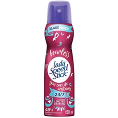 Lady Speed Stick дезодорант-антиперспирант, спрей, Fearless, 150 мл