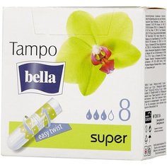 Bella тампоны Tampo super easy twist, 3 капли, 8 шт.