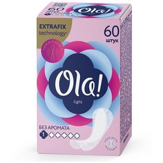 Ola! прокладки ежедневные Light Без аромата, 1 капля, 60 шт.