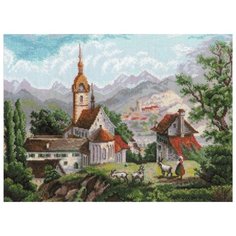 Риолис Набор для вышивания "Монастырь Шоненверт" по мотивам гравюр XIX века 40 x 30 см (1701)