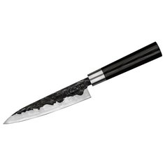 Нож универсальный Samura Blacksmith, лезвие 16.2 см, черный