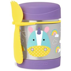 Термос для еды SKIP HOP Zoo Unicorn, 0.325 л фиолетовый