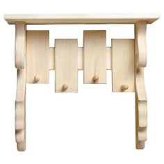 Добропаровъ Полка-вешалка 4 крючка 1635787 бежевый