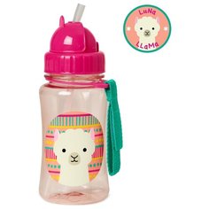 Поильник с трубочкой SKIP HOP Zoo Straw Bottle, 350 мл llama