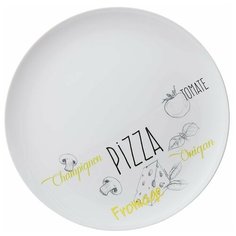 Luminarc Блюдо для пиццы Friends Time, 32 см белый