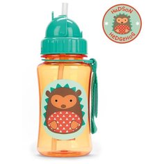 Поильник с трубочкой SKIP HOP Zoo Straw Bottle, 350 мл hedgehog