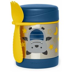 Термос для еды SKIP HOP Zoo Bat, 0.325 л синий/желтый