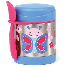 Термос для еды SKIP HOP Zoo Butterfly, 0.325 л голубой