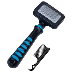 Щетка-пуходерка+расческа для кошек и собак малая Nobby