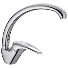 Смеситель Haiba HB03 HB4103 для кухни одноручковый с высоким поворотным изливом