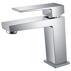 HAIBA, Смеситель для раковины (умывальника) латунный с литым изливом, хромированный, HB191