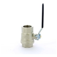 Кран шаровый Bugatti Oregon 300 (арт.301), латунь, полнопроходной, ВР-ВР 3/4", ручка - рычаг из стали