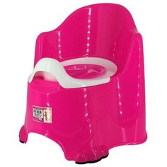 11111/малиновый Детский горшок "Комфорт", малиновый, Style