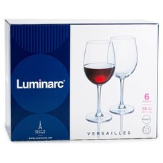 Набор фужеров (бокалов) для вина ВЕРСАЛЬ 6шт 580мл Luminarc