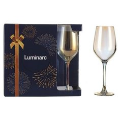 Набор бокалов для вина СЕЛЕСТ 350мл ЗОЛОТИСТЫЙ ХАМЕЛЕОН 3шт Luminarc