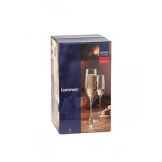 Набор бокалов ВРЕМЯ ДЕГУСТАЦИЙ ШАМПАНЬ 4шт 160мл Luminarc