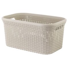Корзина для белья РОТАНГ 32л латте Violet