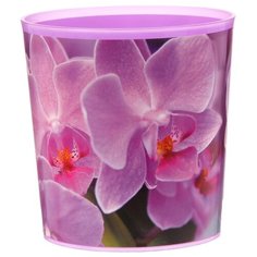 Кашпо Доляна Орхидея 14х14х14.5 см фиолетовый
