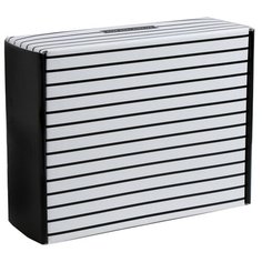 Коробка подарочная Дарите счастье Сегодня твой день 27 × 9 × 21 см белый/черный