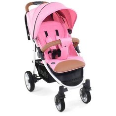 Прогулочная коляска Nuovita Corso, rosa/argento, цвет шасси: серебристый