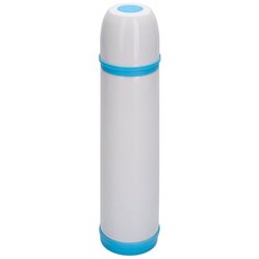 Классический термос REGENT inox Promo 94-4610, 1 л белый/голубой